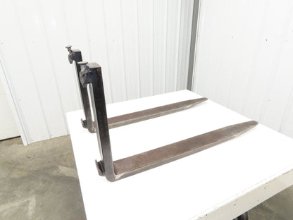 Cascade 7000025 4x42" Class 2 Steel Forklift Forks 16" Carriage 1-Pair *Read