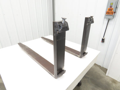 Cascade 7000025 4x42" Class 2 Steel Forklift Forks 16" Carriage 1-Pair *Read