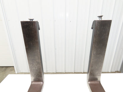 Cascade 7000025 4x42" Class 2 Steel Forklift Forks 16" Carriage 1-Pair *Read