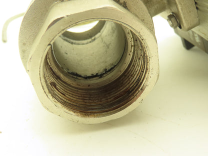 Festo 540516 1/4 Turn Pneumatic Actuator 1-1/2" NPT Stainless Ball Valve