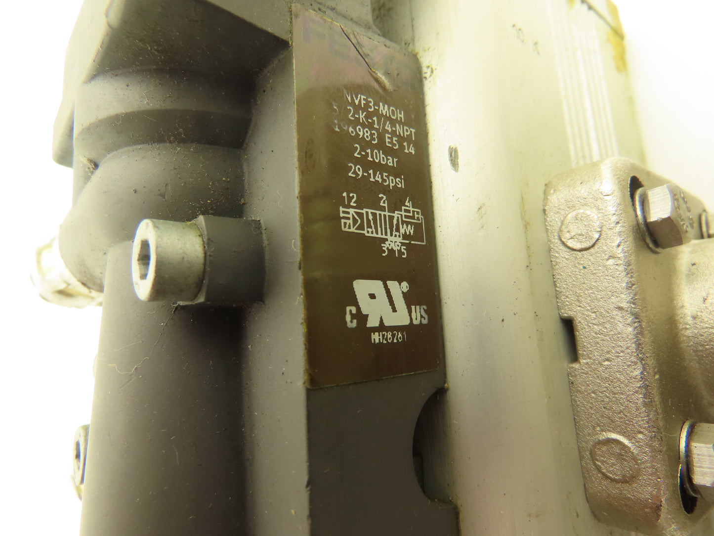 Festo 540516 1/4 Turn Pneumatic Actuator 1-1/2" NPT Stainless Ball Valve