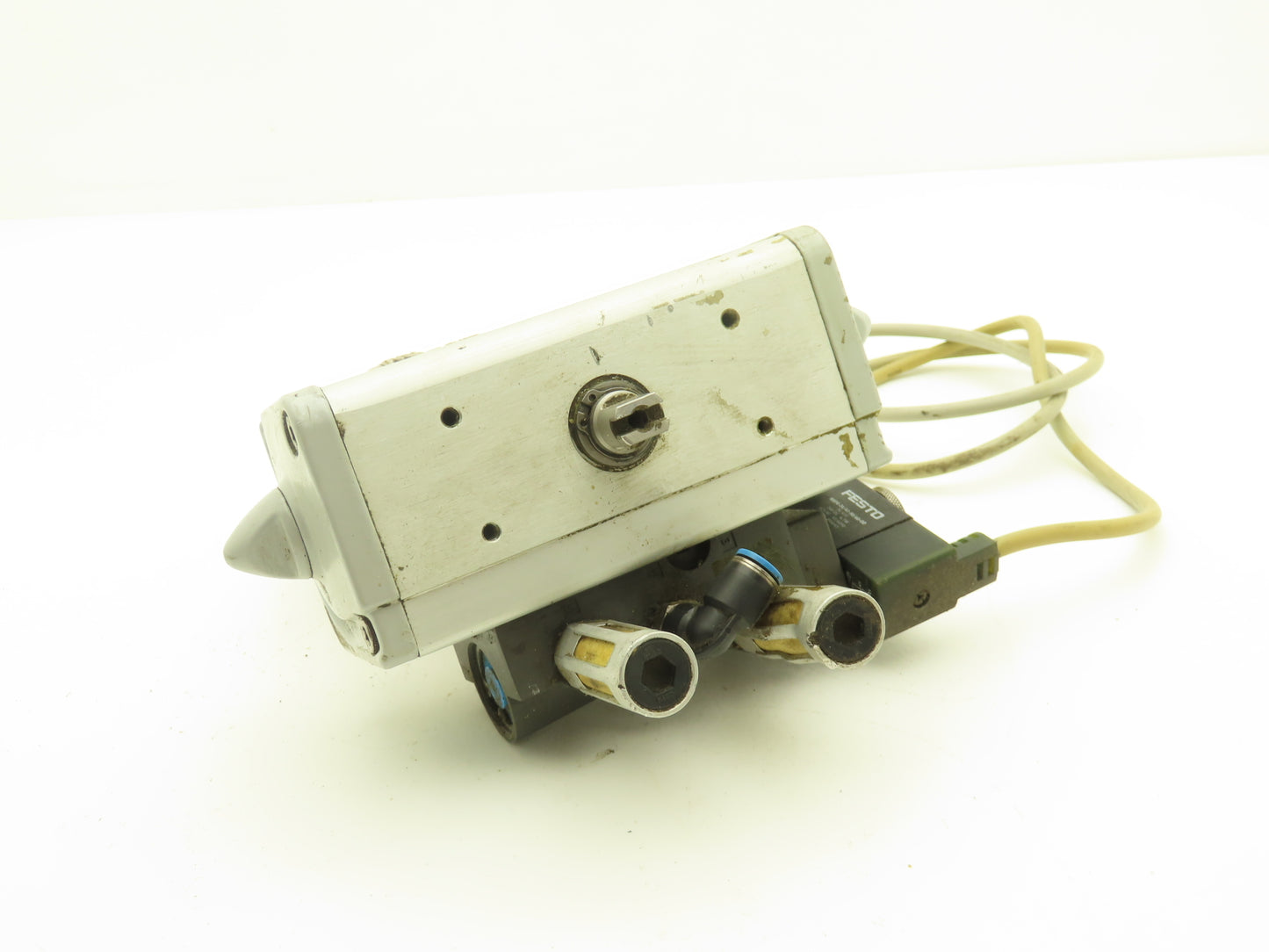 Festo 540516 1/4 Turn Pneumatic Actuator 1-1/2" NPT Stainless Ball Valve