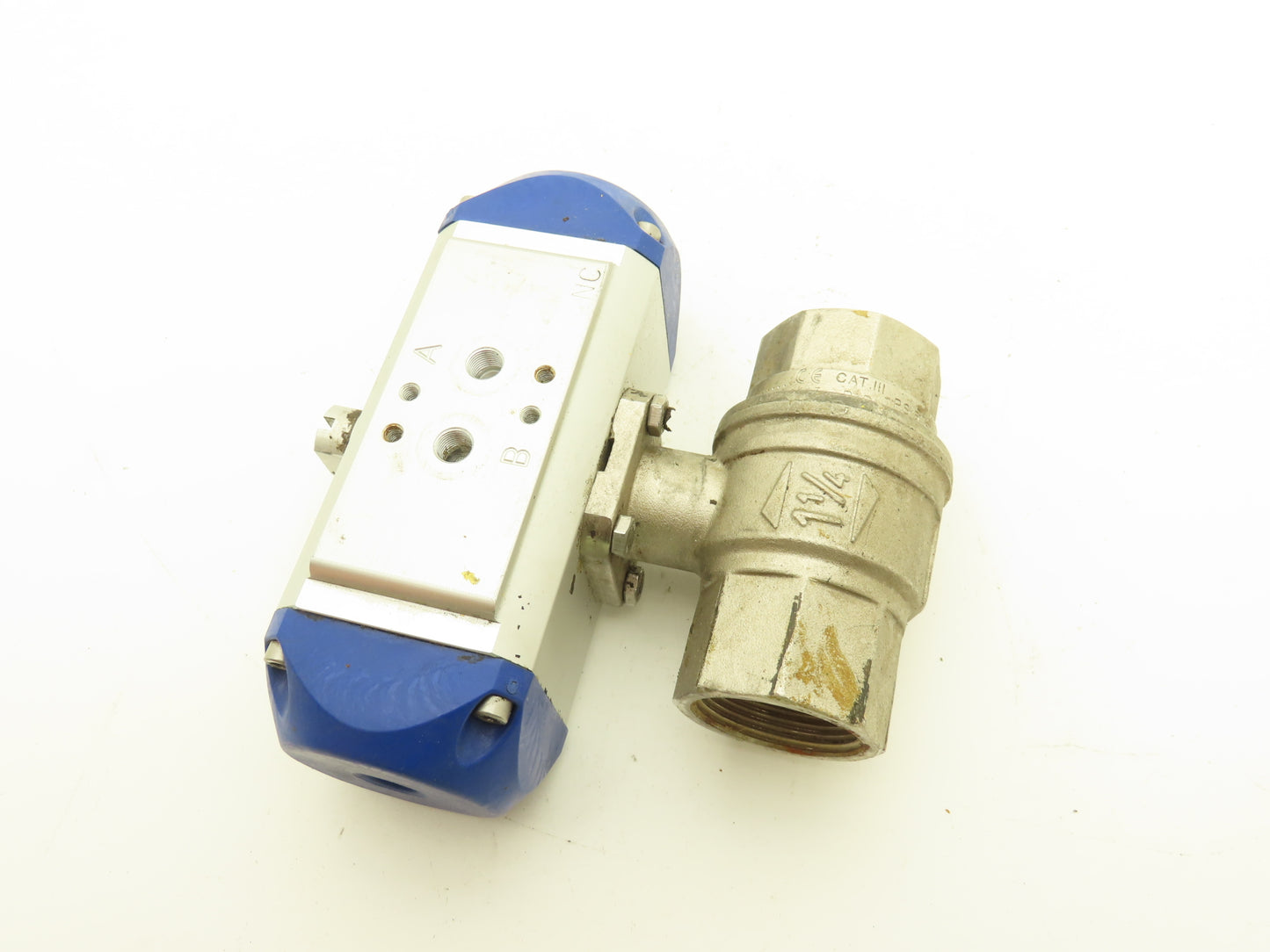 Pneumatikatlas KH114PFS 1/4 Turn Pneumatic Actuator 1-1/4" Stainless Ball Valve