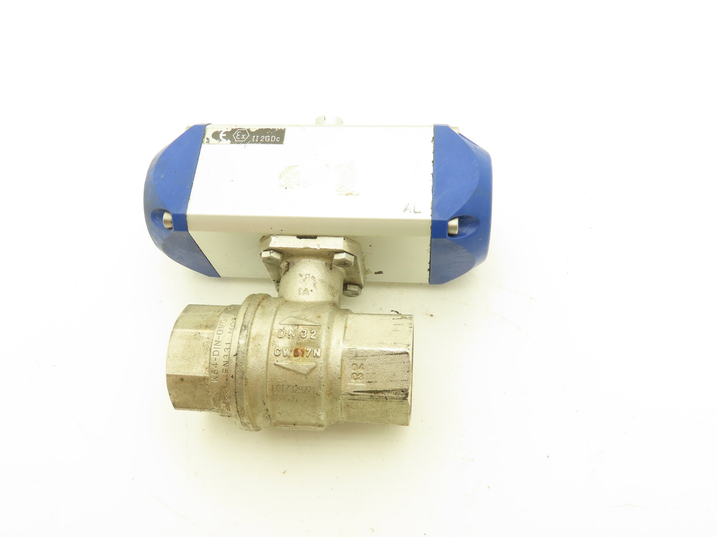 Pneumatikatlas KH114PFS 1/4 Turn Pneumatic Actuator 1-1/4" Stainless Ball Valve