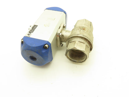Pneumatikatlas KH114PFS 1/4 Turn Pneumatic Actuator 1-1/4" Stainless Ball Valve