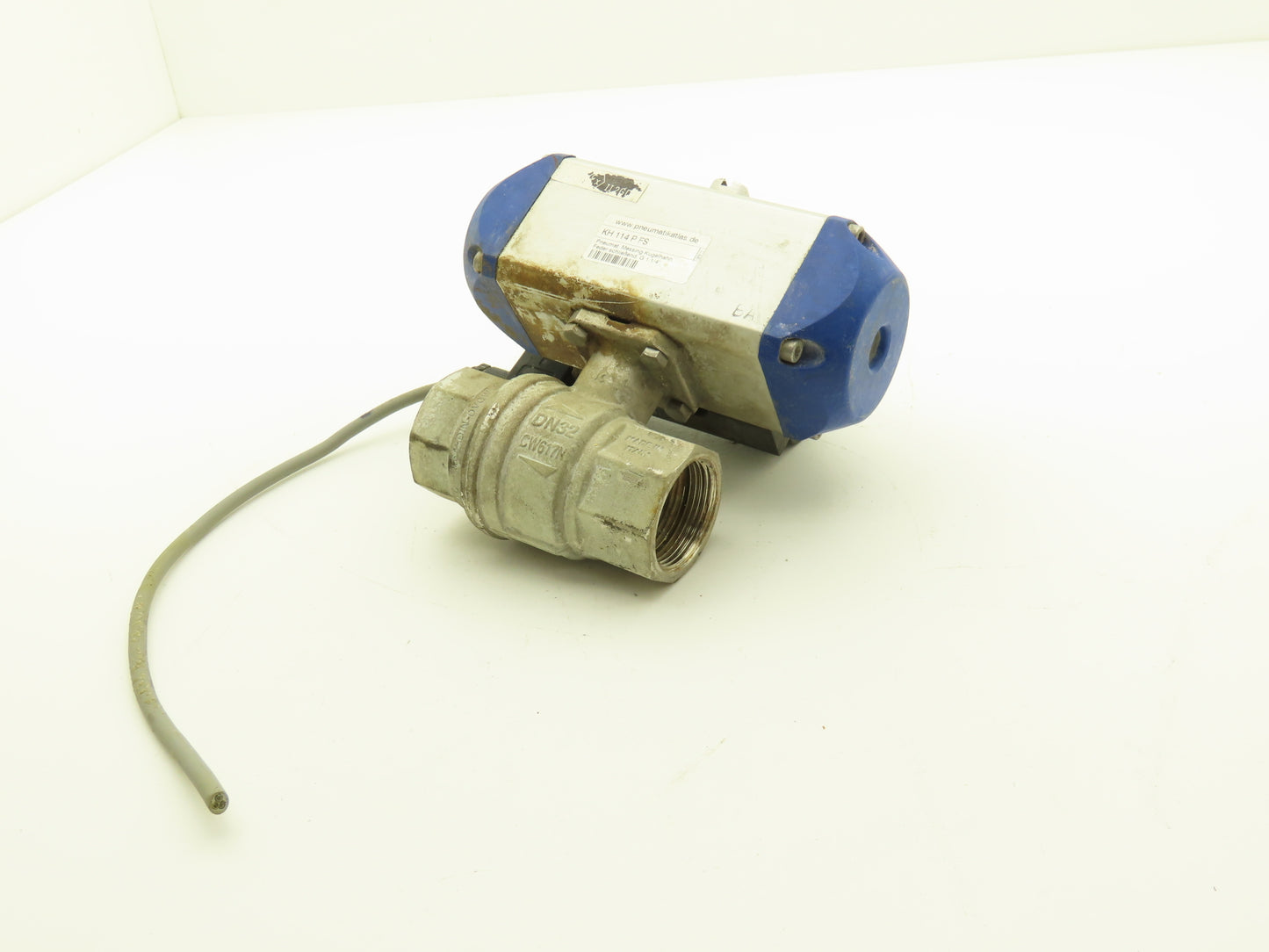 Pneumatikatlas KH114PFS 1/4 Turn Pneumatic Actuator 1-1/4" Stainless Ball Valve