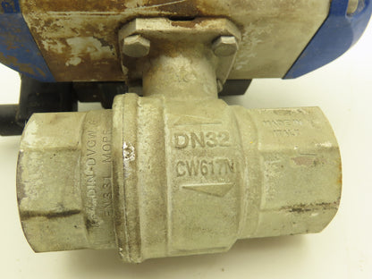 Pneumatikatlas KH114PFS 1/4 Turn Pneumatic Actuator 1-1/4" Stainless Ball Valve