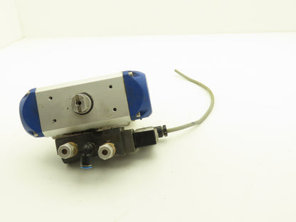 Pneumatikatlas KH114PFS 1/4 Turn Pneumatic Actuator 1-1/4" Stainless Ball Valve