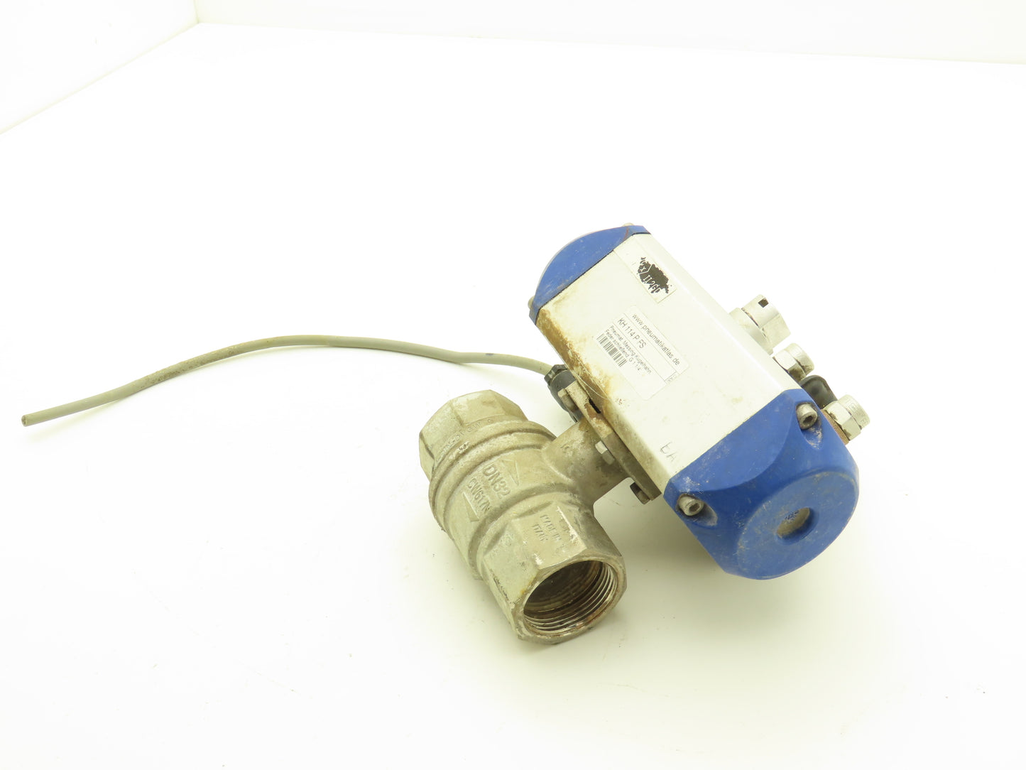 Pneumatikatlas KH114PFS 1/4 Turn Pneumatic Actuator 1-1/4" Stainless Ball Valve