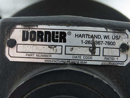 Dorner 32M005HL423EN Conveyor Gearmotor 5:1 Ratio .37kw 340rpm 230/460V 3PH