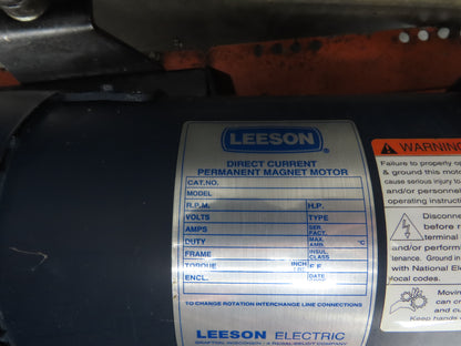 EMI Plastics KKI-24 Adj Incline Belt Conveyor 115V 1PH Variable Speed 1-20FPM