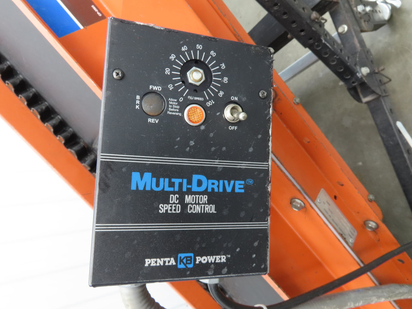 EMI Plastics KKI-24 Adj Incline Belt Conveyor 115V 1PH Variable Speed 1-20FPM