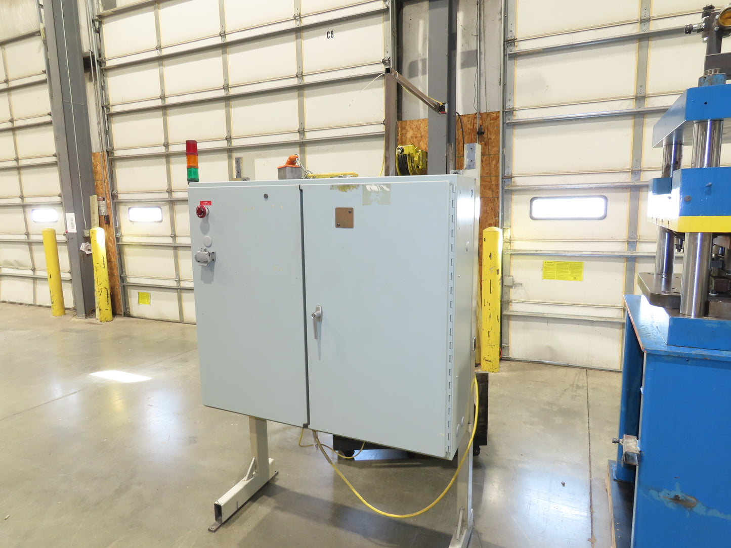 6 Ton 4-Post Vertical Press 24x24x16" 15Hp 460V Hydraulic Power Unit Punch Die