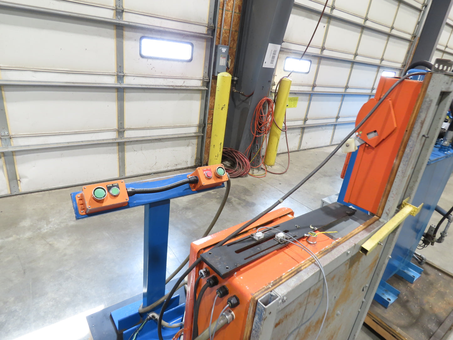 6 Ton 4-Post Vertical Press 24x24x16" 15Hp 460V Hydraulic Power Unit Punch Die