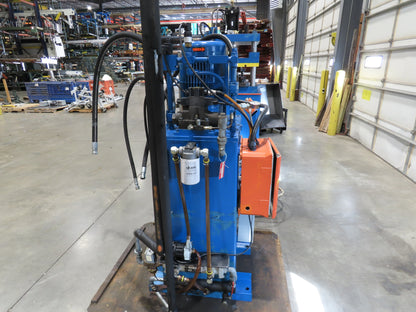 6 Ton 4-Post Vertical Press 24x24x16" 15Hp 460V Hydraulic Power Unit Punch Die