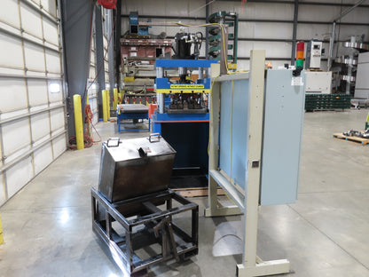 6 Ton 4-Post Vertical Press 24x24x16" 15Hp 460V Hydraulic Power Unit Punch Die