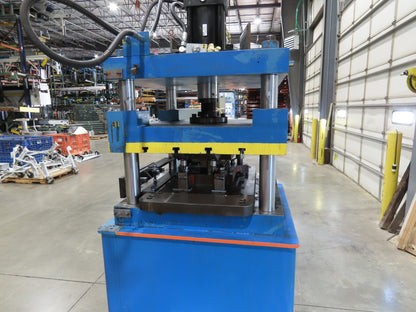 6 Ton 4-Post Vertical Press 24x24x16" 15Hp 460V Hydraulic Power Unit Punch Die