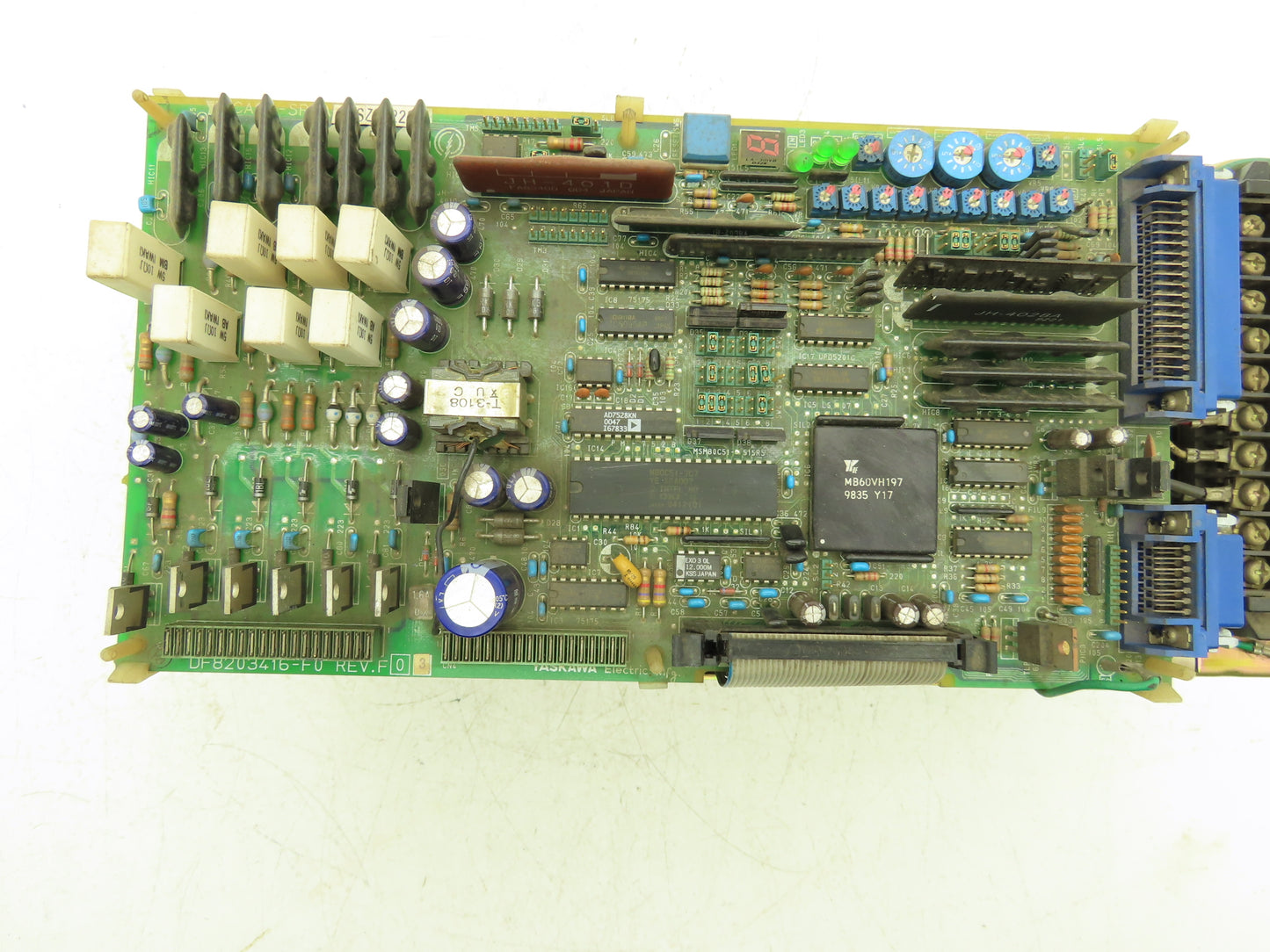 Yaskawa Electric DF8203416-F0 Servo Drive Controller Unit DF8203416-F0 Rev F
