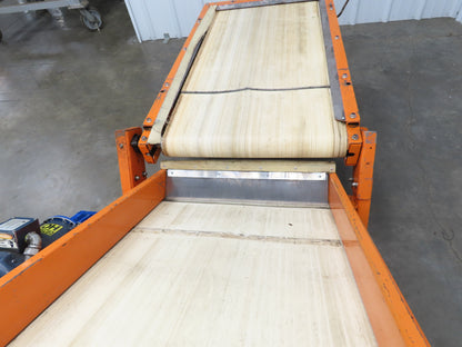 EMI Plastics CAR-24 Adjustable Flat to Incline Belt Conveyor 115V 1PH 20FPM