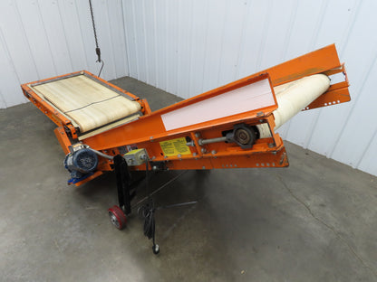 EMI Plastics CAR-24 Adjustable Flat to Incline Belt Conveyor 115V 1PH 20FPM
