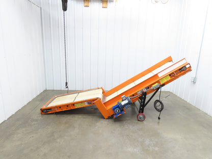 EMI Plastics CAR-24 Adjustable Flat to Incline Belt Conveyor 115V 1PH 20FPM