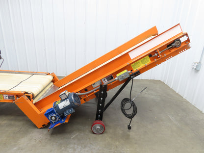 EMI Plastics CAR-24 Adjustable Flat to Incline Belt Conveyor 115V 1PH 20FPM