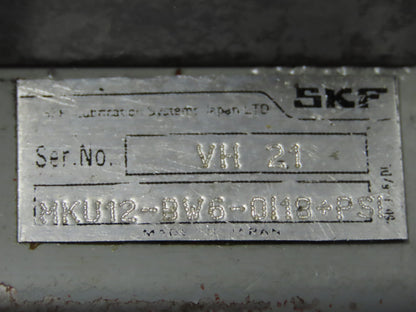 SKF MKU12-BW6-OI18+PSI Lubrication Pump Machine Oiler 6.7L Tank 0.1 L/Min 200V