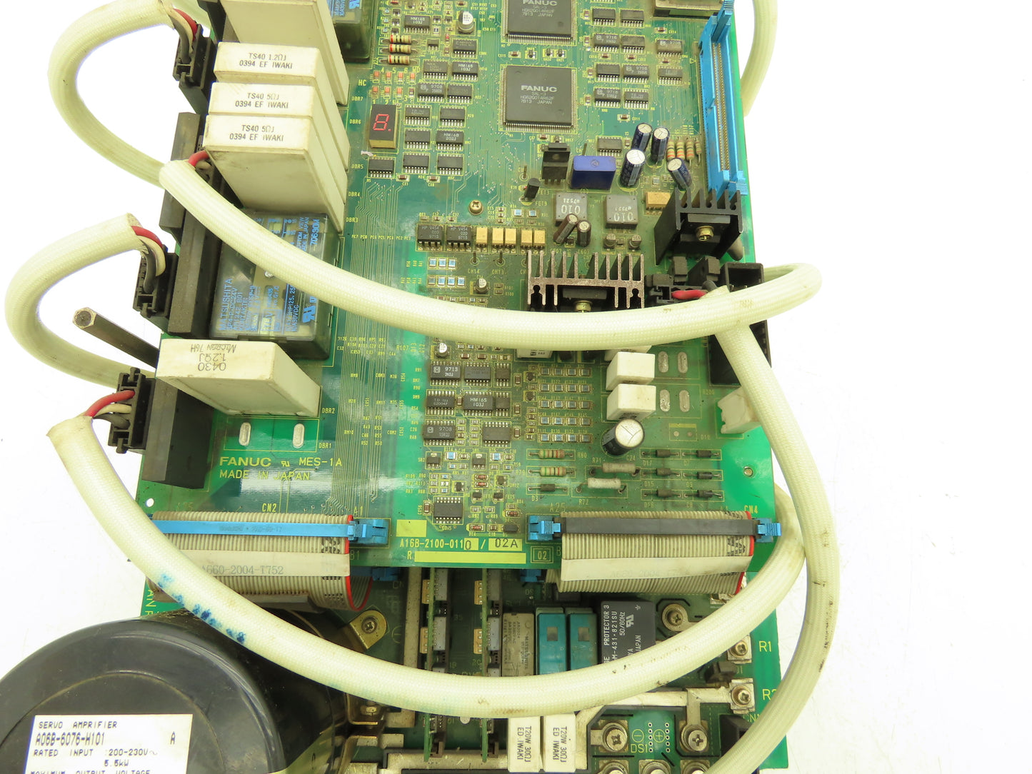 Fanuc A06B-6076-H101 Electronic Servo Drive Amplifier 5.5kW 230V Ser A