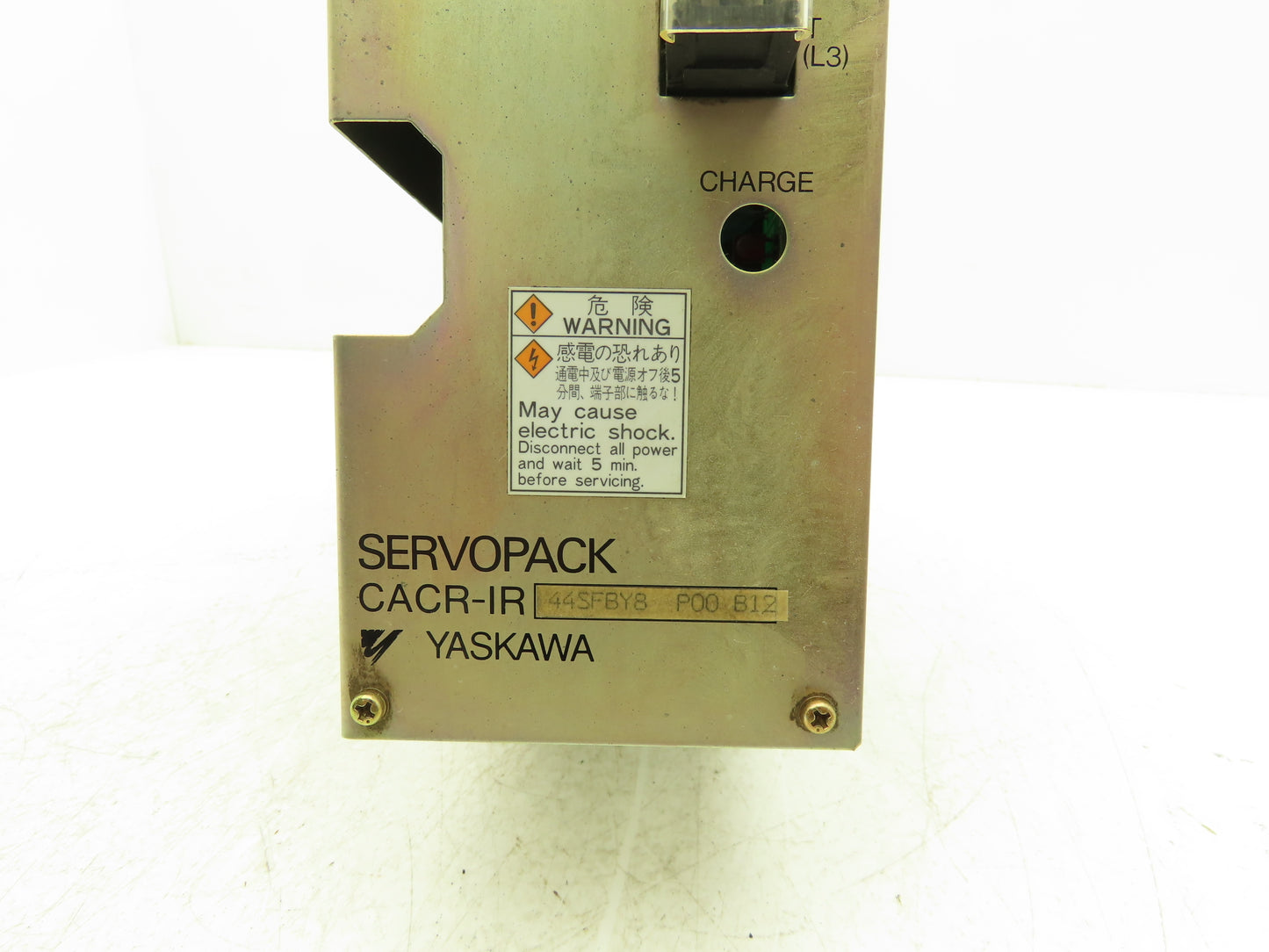 Yaskawa CACR-IR44SFBY8 P00 B12 Servo Drive Controller Servopack 5.9Hp 230VAC 3Ph