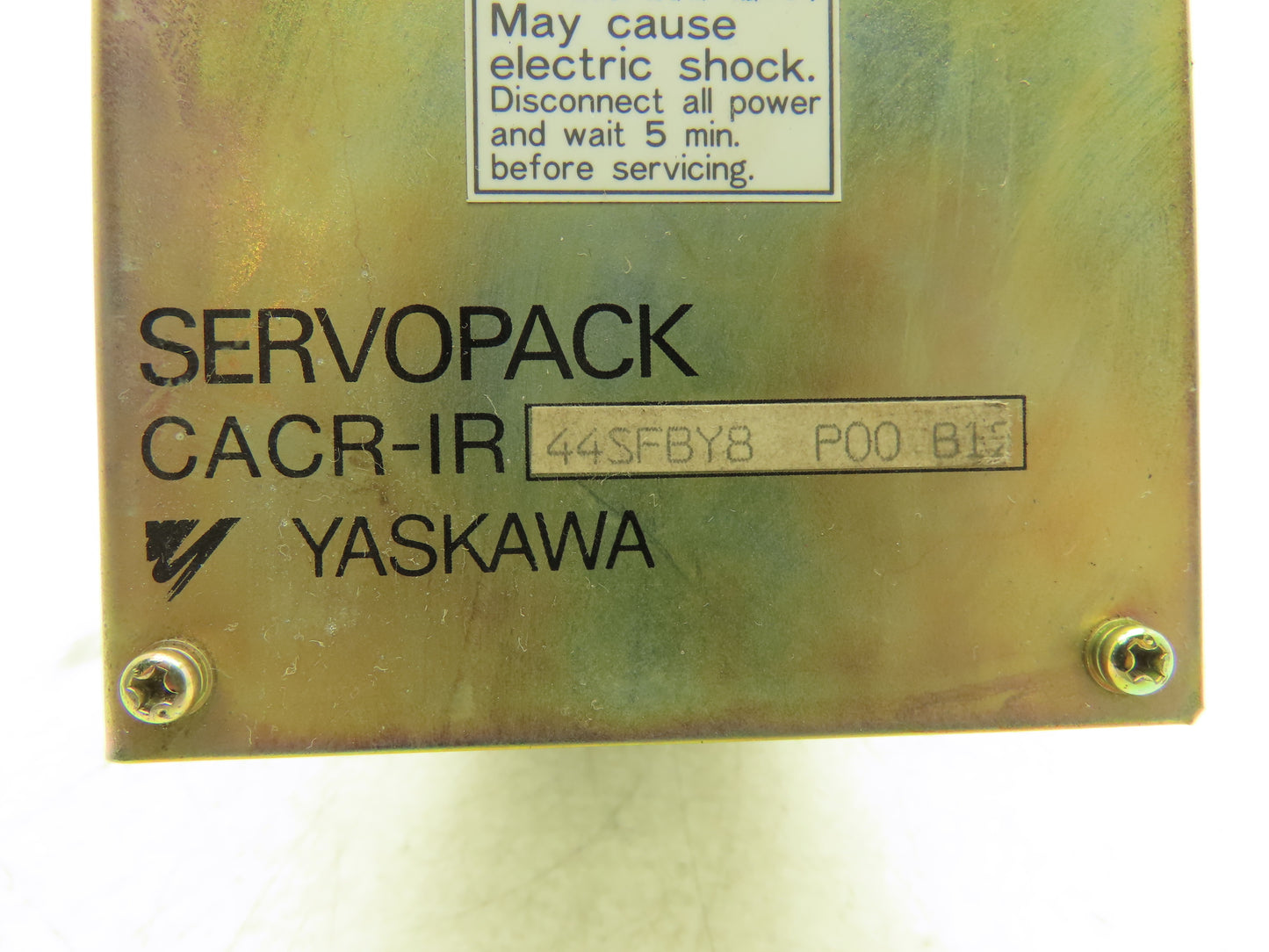 Yaskawa CACR-IR44SFBY8 P00 B12 Servo Drive Controller Servopack 5.9Hp 230VAC 3Ph