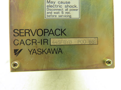 Yaskawa CACR-IR44SFBY8 P00 B12 Servo Drive Controller Servopack 5.9Hp 230VAC 3Ph