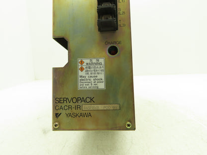 Yaskawa CACR-IR44SFBY8 P00 B12 Servo Drive Controller Servopack 5.9Hp 230VAC 3Ph