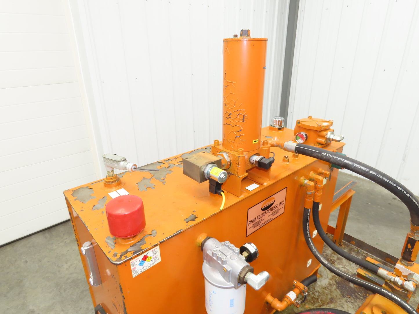 Continental RHM Hydraulic Power Unit 29 GPM 3000 PSI 25Hp Pump 100 Gal