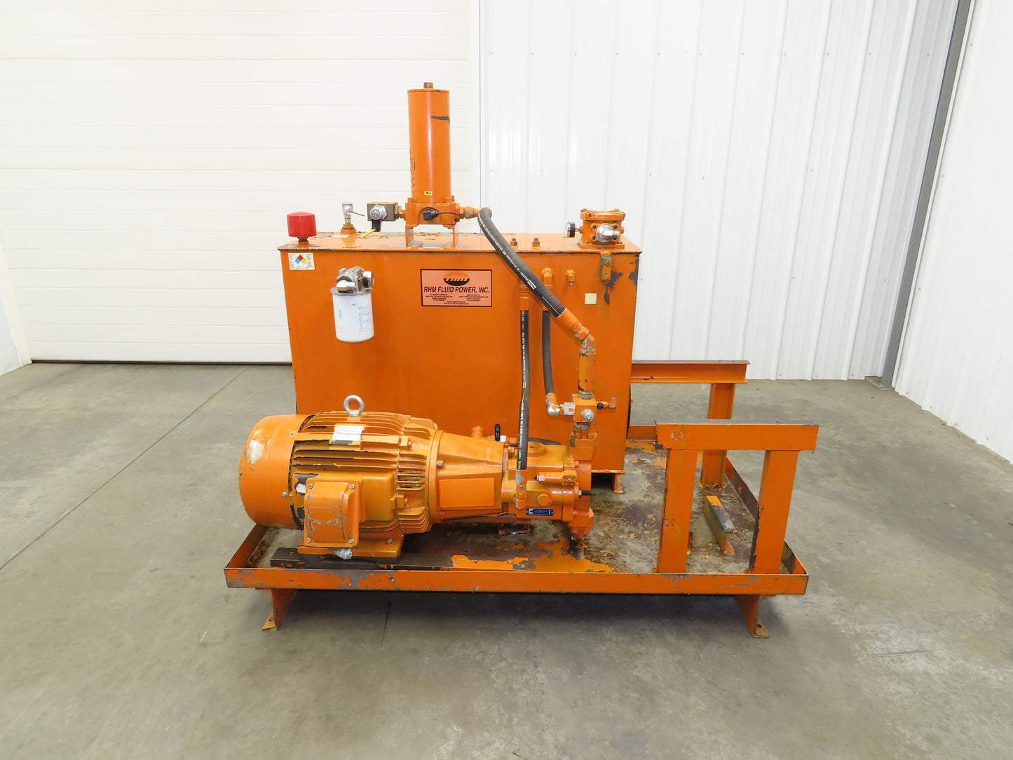 Continental RHM Hydraulic Power Unit 29 GPM 3000 PSI 25Hp Pump 100 Gal