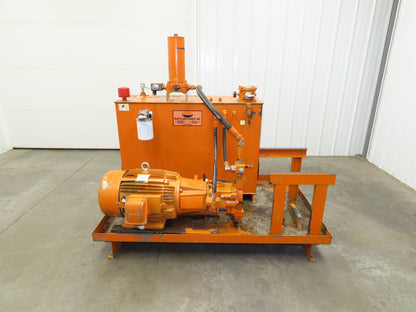 Continental RHM Hydraulic Power Unit 29 GPM 3000 PSI 25Hp Pump 100 Gal