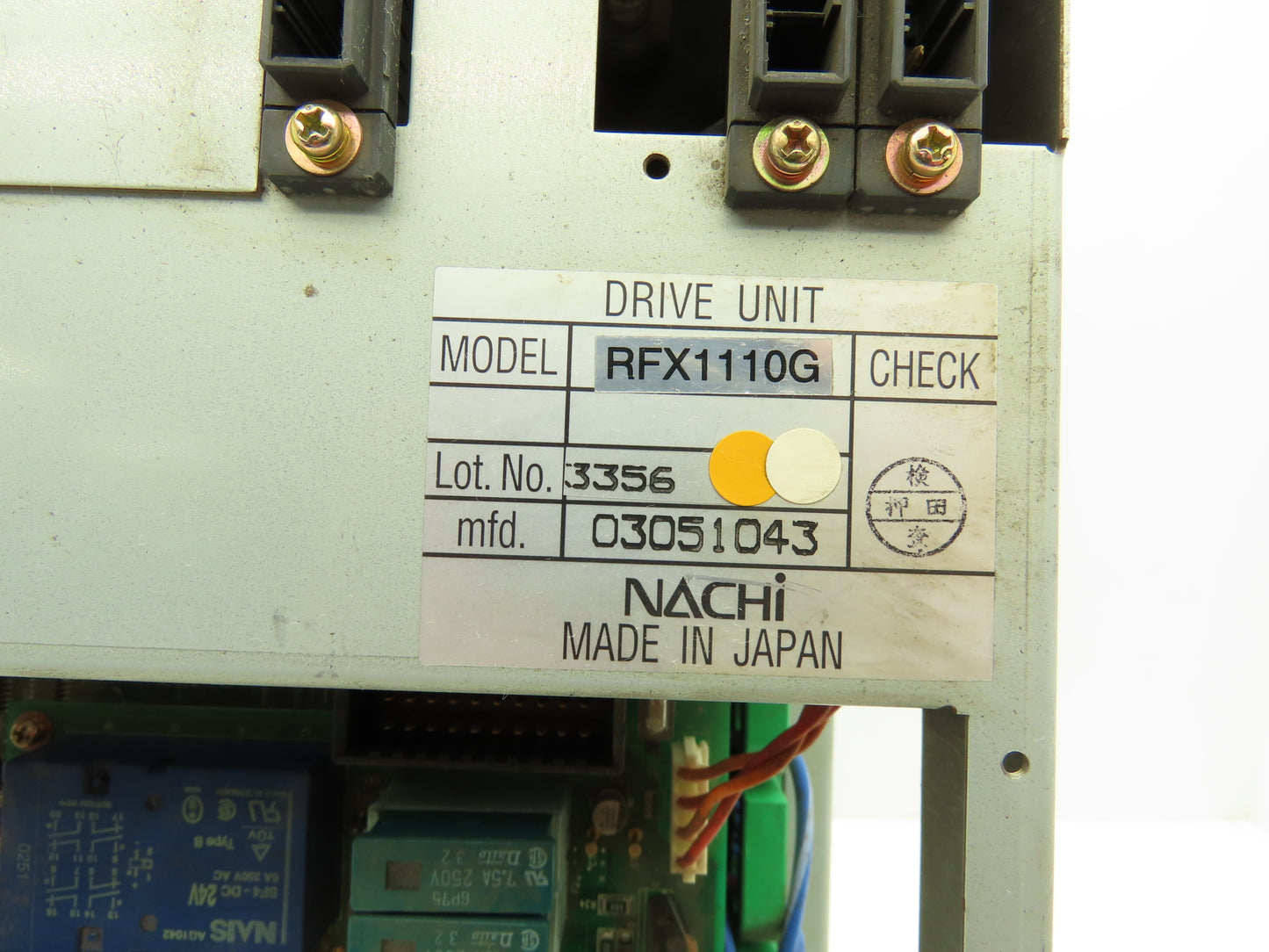 Nachi Fujikoshi RFX1110G Robot Servo Drive Unit