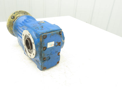 STM OMF 71 Helical Gearbox 179.6:1 Reducer 10rpm 35mm Hollow Shaft *Bad Seal*