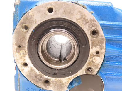 STM OMF 71 Helical Gearbox 179.6:1 Reducer 10rpm 35mm Hollow Shaft *Bad Seal*