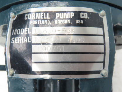 Cornell 1.5WO-F5K Horizontal Centrifugal Pump 2"x 1.5" NPT Threaded