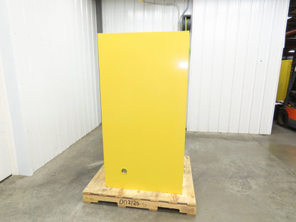 Justrite 896000 Flammable Safety Cabinet 60 Gallon Yellow Flammable Liquid