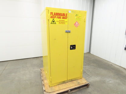 Jamco BM60 Flammable Safety Cabinet 60 Gallon Yellow Flammable Liquid