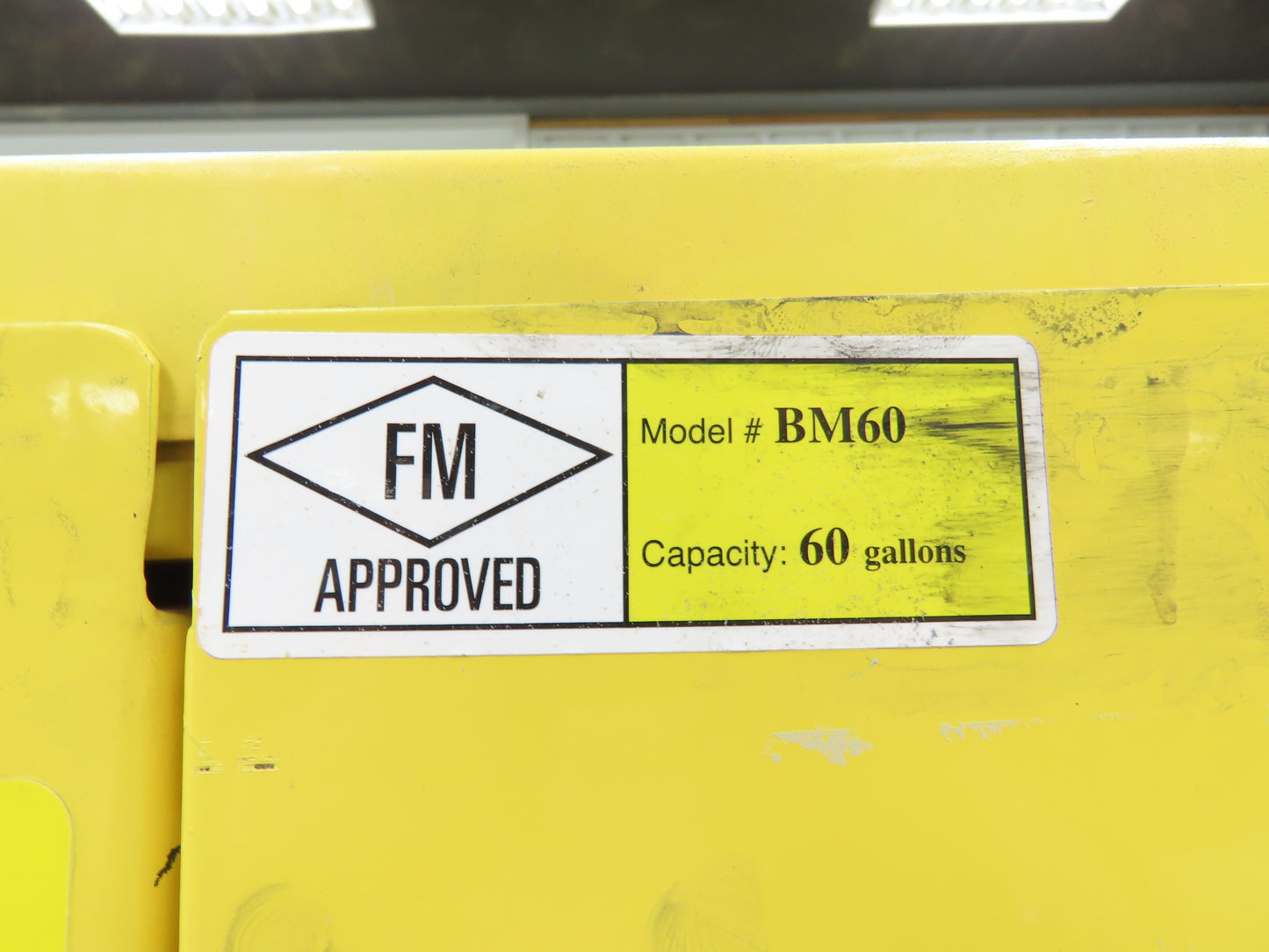 Jamco BM60 Flammable Safety Cabinet 60 Gallon Yellow Flammable Liquid