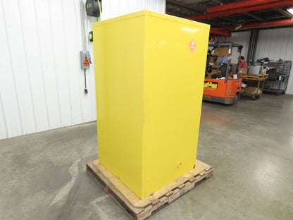 Jamco BM60 Flammable Safety Cabinet 60 Gallon Yellow Flammable Liquid