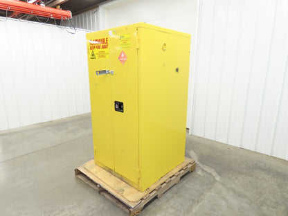 Jamco BM60 Flammable Safety Cabinet 60 Gallon Yellow Flammable Liquid