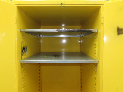 Jamco BM60 Flammable Safety Cabinet 60 Gallon Yellow Flammable Liquid
