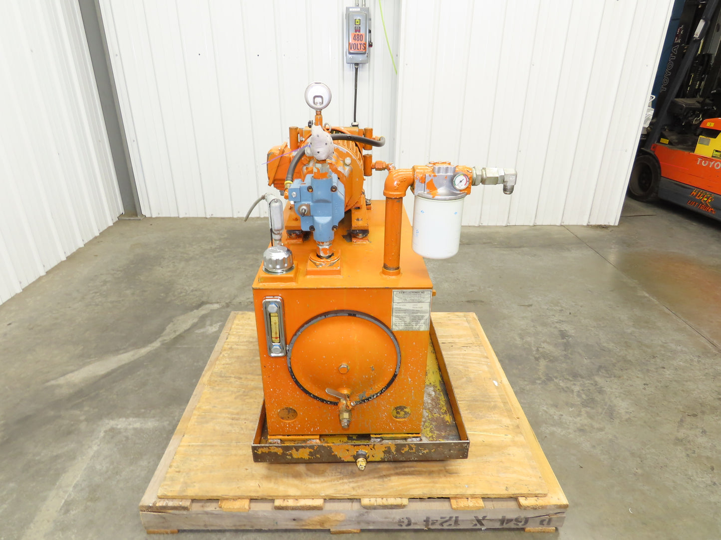 Continental RHM Hydraulic Power Unit 6.5 GPM 3500 PSI 5Hp Pump 25 Gal