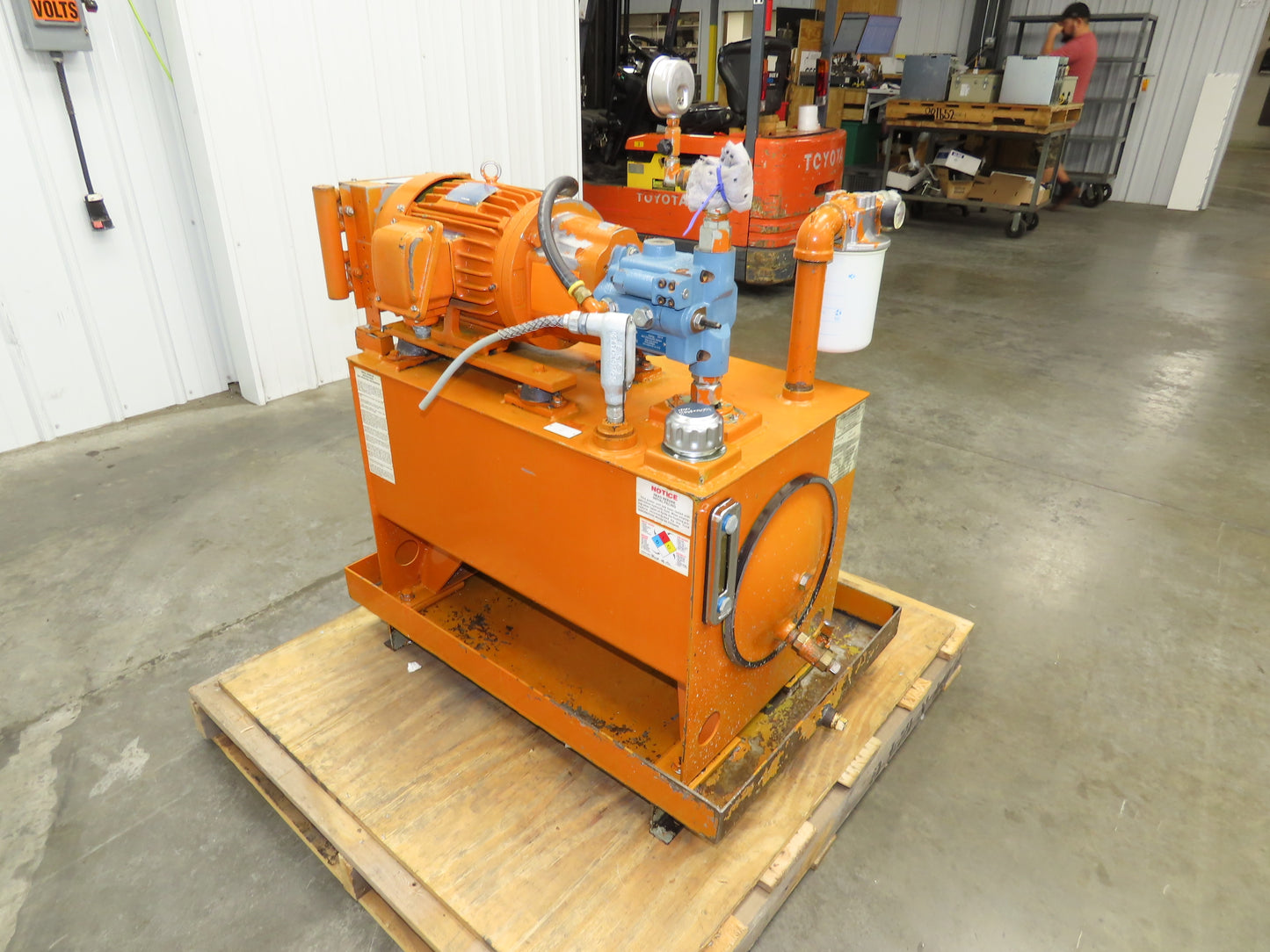 Continental RHM Hydraulic Power Unit 6.5 GPM 3500 PSI 5Hp Pump 25 Gal