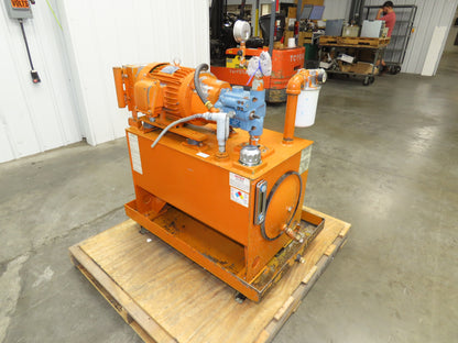 Continental RHM Hydraulic Power Unit 6.5 GPM 3500 PSI 5Hp Pump 25 Gal