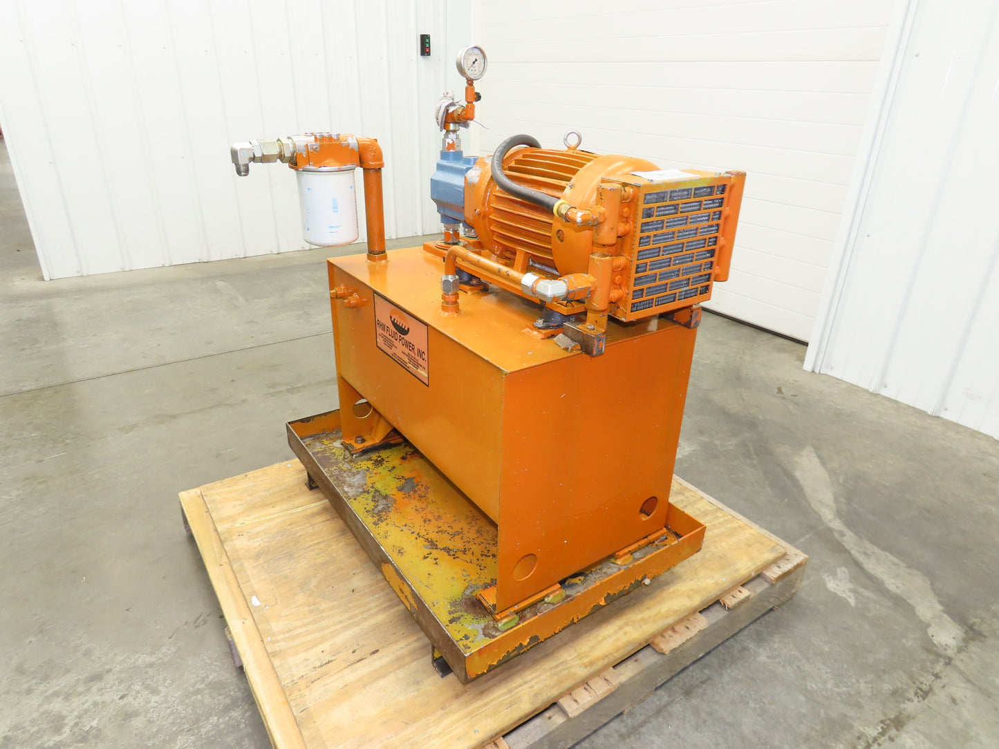 Continental RHM Hydraulic Power Unit 6.5 GPM 3500 PSI 5Hp Pump 25 Gal