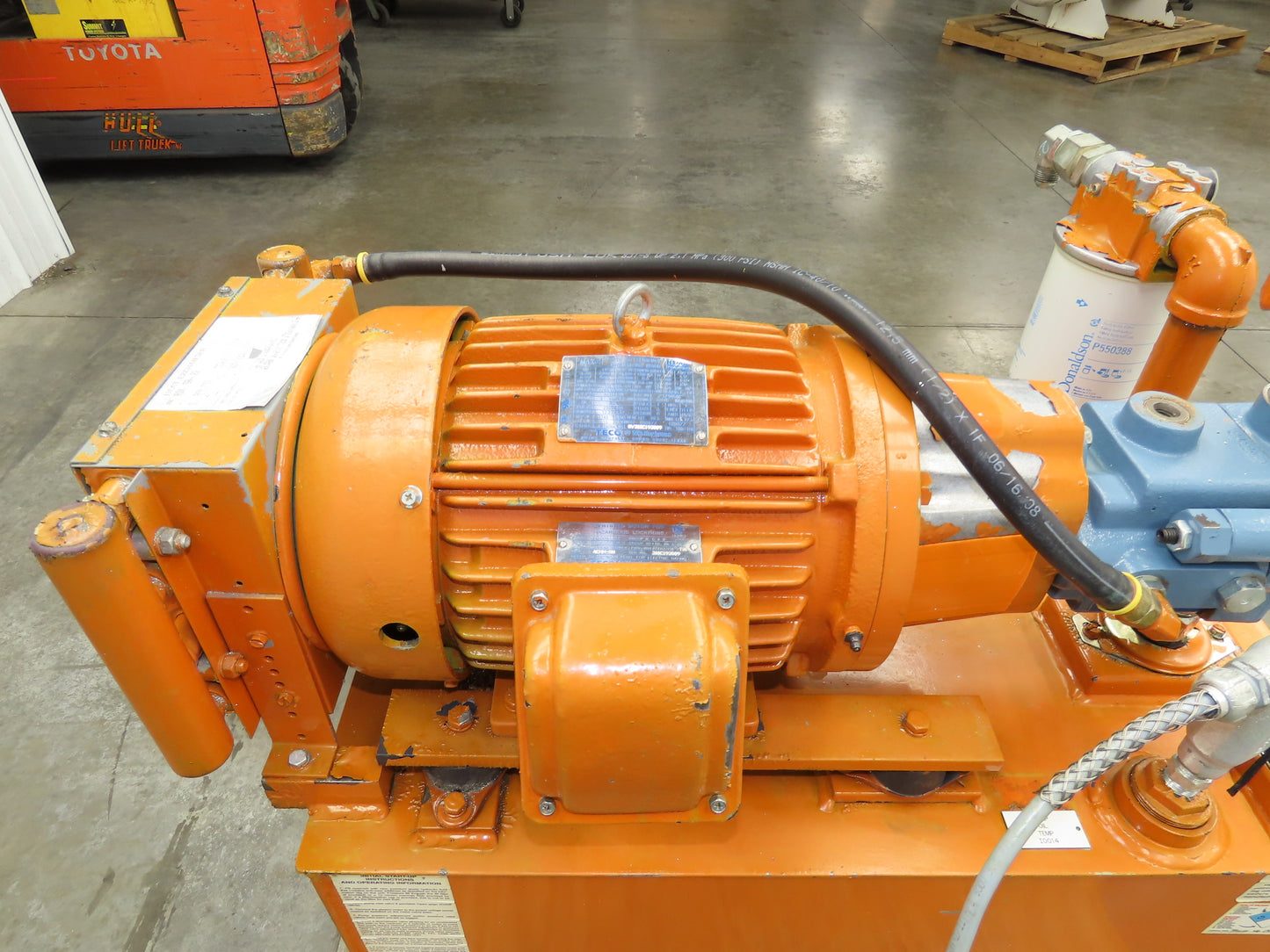 Continental RHM Hydraulic Power Unit 6.5 GPM 3500 PSI 5Hp Pump 25 Gal